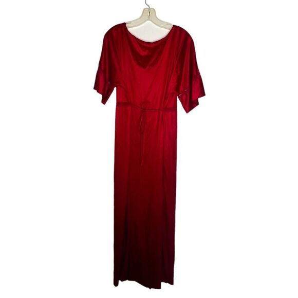 Vintage Red Nylon Night‎ Gown - Picture 5 of 5
